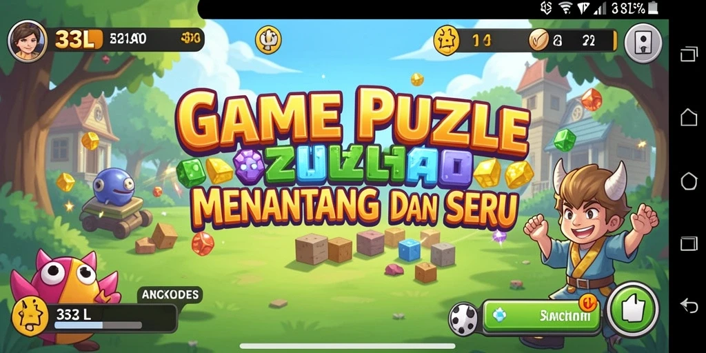 Tampilan gameplay 33L yang menarik dan penuh tantangan puzzle.