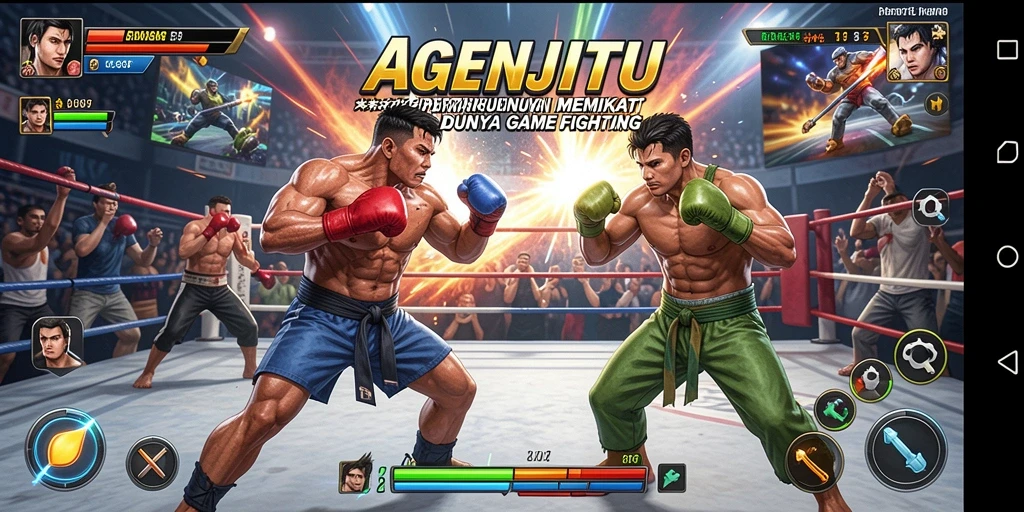 Gameplay menarik dan seru dalam AGENJITU.