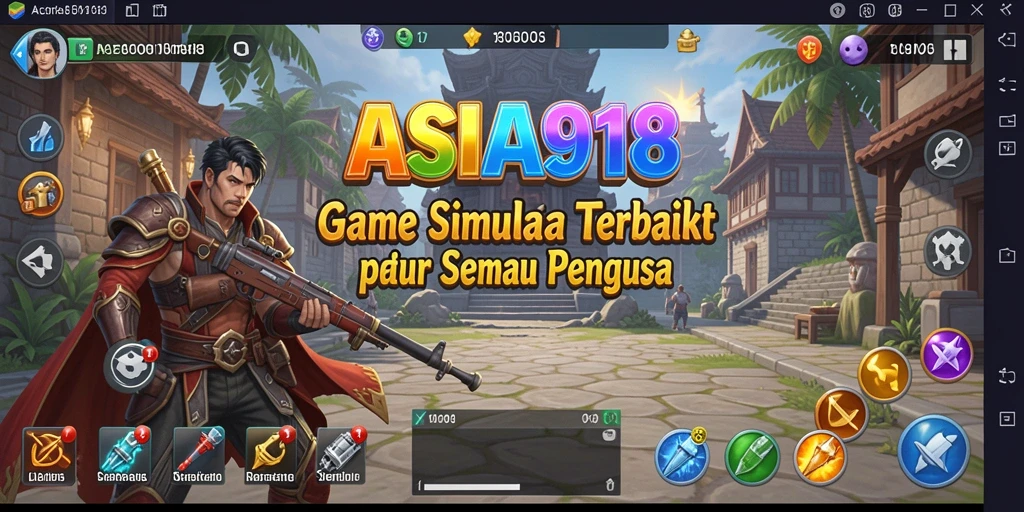 Tampilan gameplay <strong>ASIA918</strong> yang sangat menarik dan penuh warna.