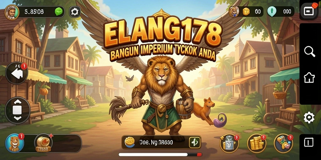 Screenshot gameplay ELANG178 menunjukkan keseruan manajemen bisnis Tycoon.