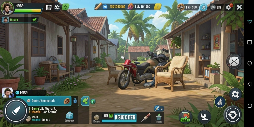 Tampilan menarik dari gameplay <strong>HR89</strong> dengan elemen Idle.