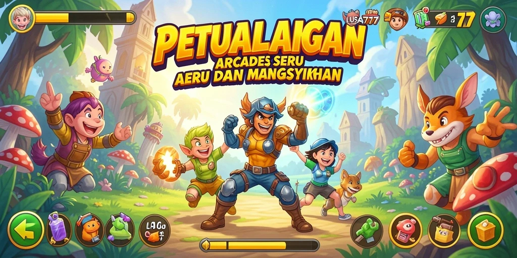 Screenshot gameplay LUSA777 menampilkan aksi seru dan menarik dari petualangan arcade.