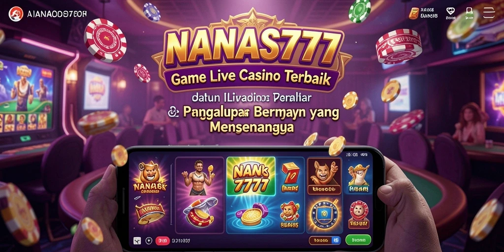 Screenshot NANAS777 menampilkan gameplay Live Casino yang menarik dan interaktif.
