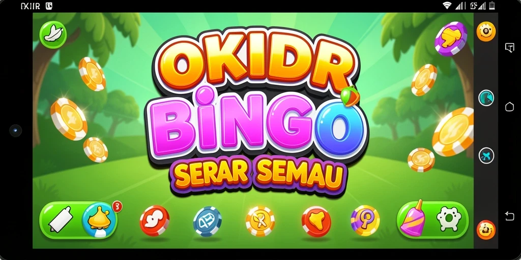 Screenshot gameplay OKIDR menampilkan suasana Bingo yang seru dan interaktif.