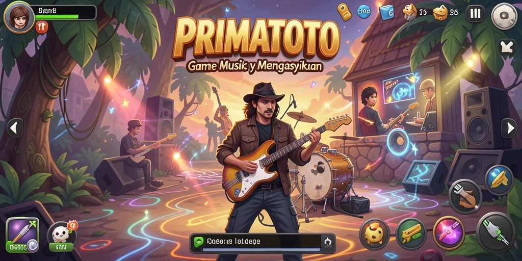 Tampilan gameplay PRIMATOTO yang menarik dan interaktif.