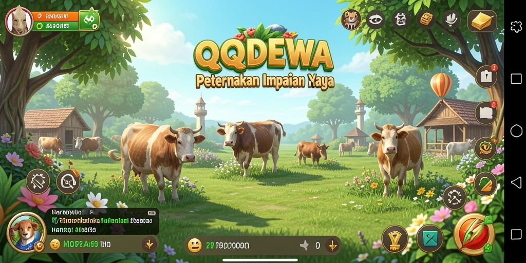 Gameplay menarik dari QQDEWA yang menampilkan petanian yang produktif dan aktif.