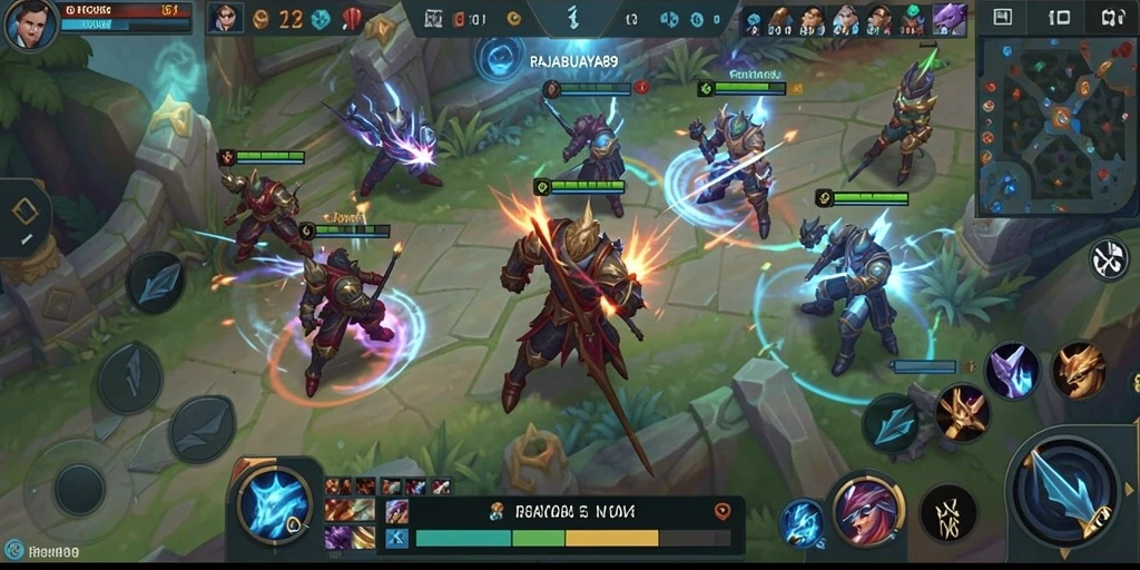 Tampilan seru gameplay RAJABUAYA89 yang penuh aksi.