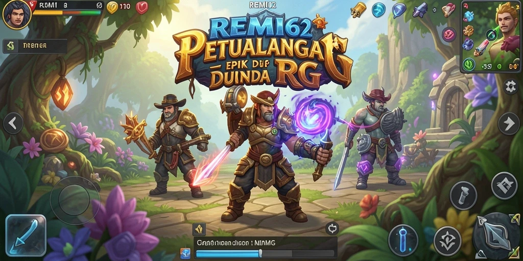 Tampilan gameplay seru dari REMI62 yang memikat.