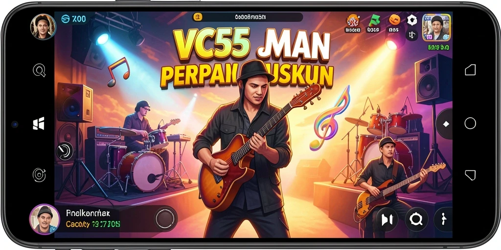 Tampilan menawan dari gameplay Musik VC55 yang mengasyikkan.