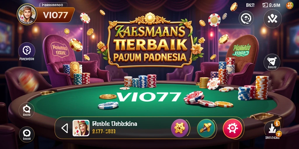 Screenshot VIO77 menampilkan gameplay Kasino yang mendebarkan dan interaktif.