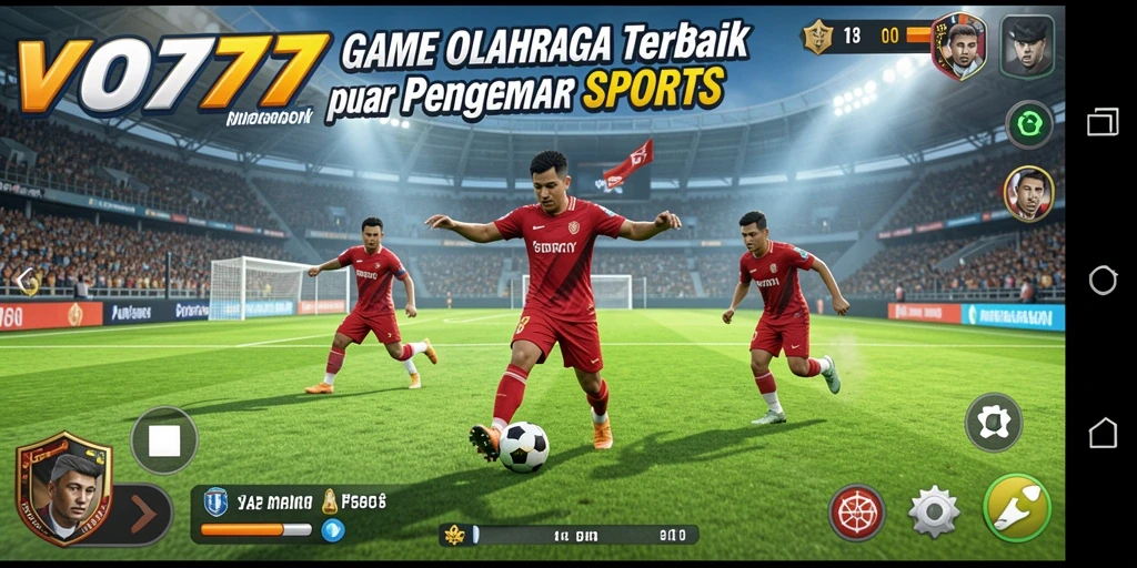 Screenshot VO777 menampilkan gameplay menarik dalam suasana kompetisi olahraga.